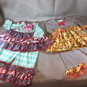 12 month Bonnie Jean and Banana Split